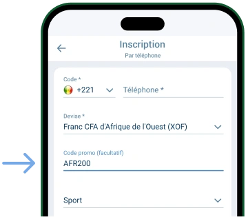 Inscrivez un code promo (facultatif) Télécharger 1xBet Nouvelle Version